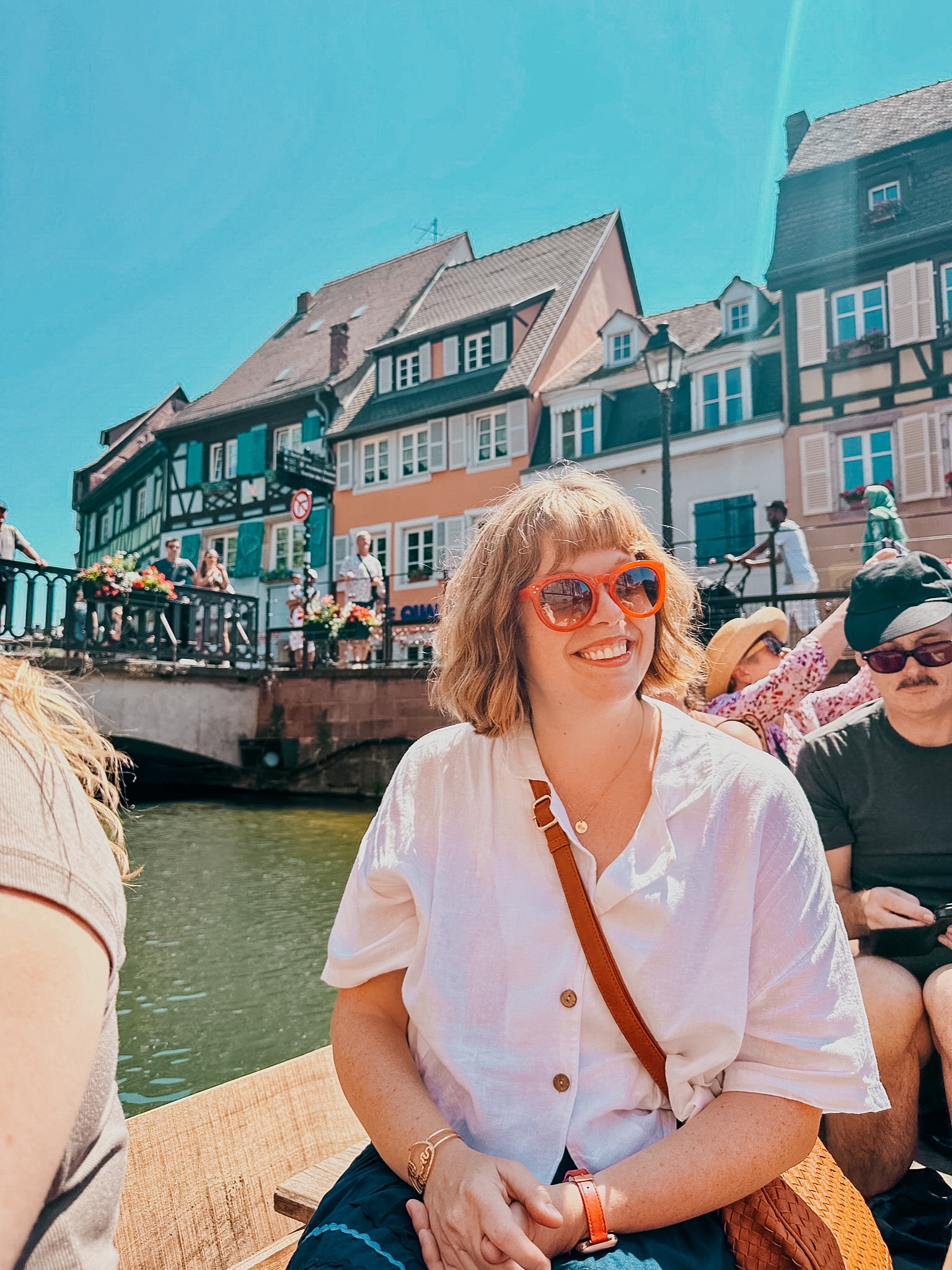 canal boat ride in Colmar, France