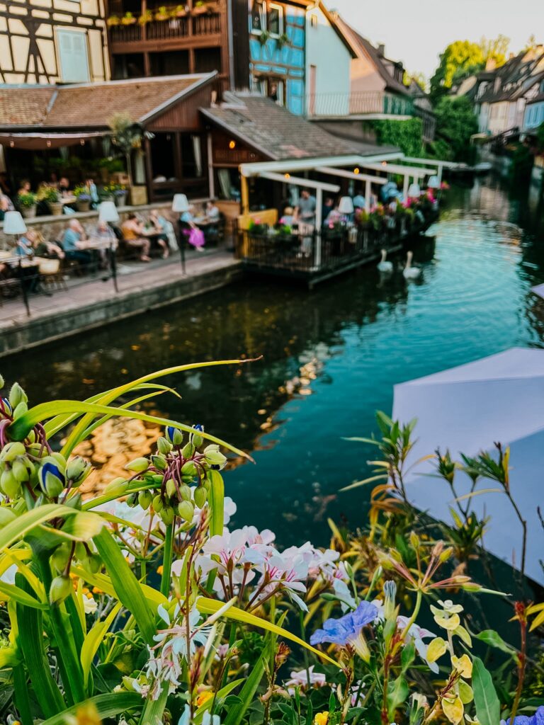 canal in Colmar, France.