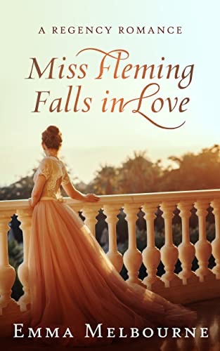 Cover art for Miss Fleming Falls in Love by Emma Melbourne.